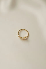 Diamond Bypass Ring