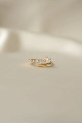 Diamond Bypass Ring
