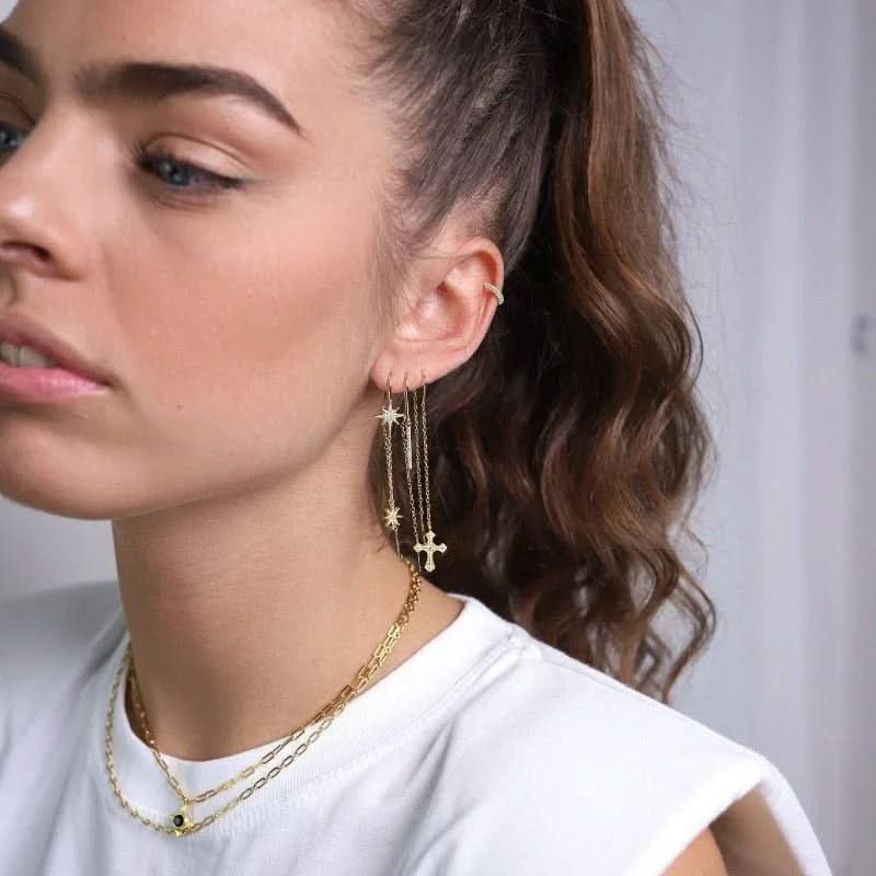 Dubble Star Earrings