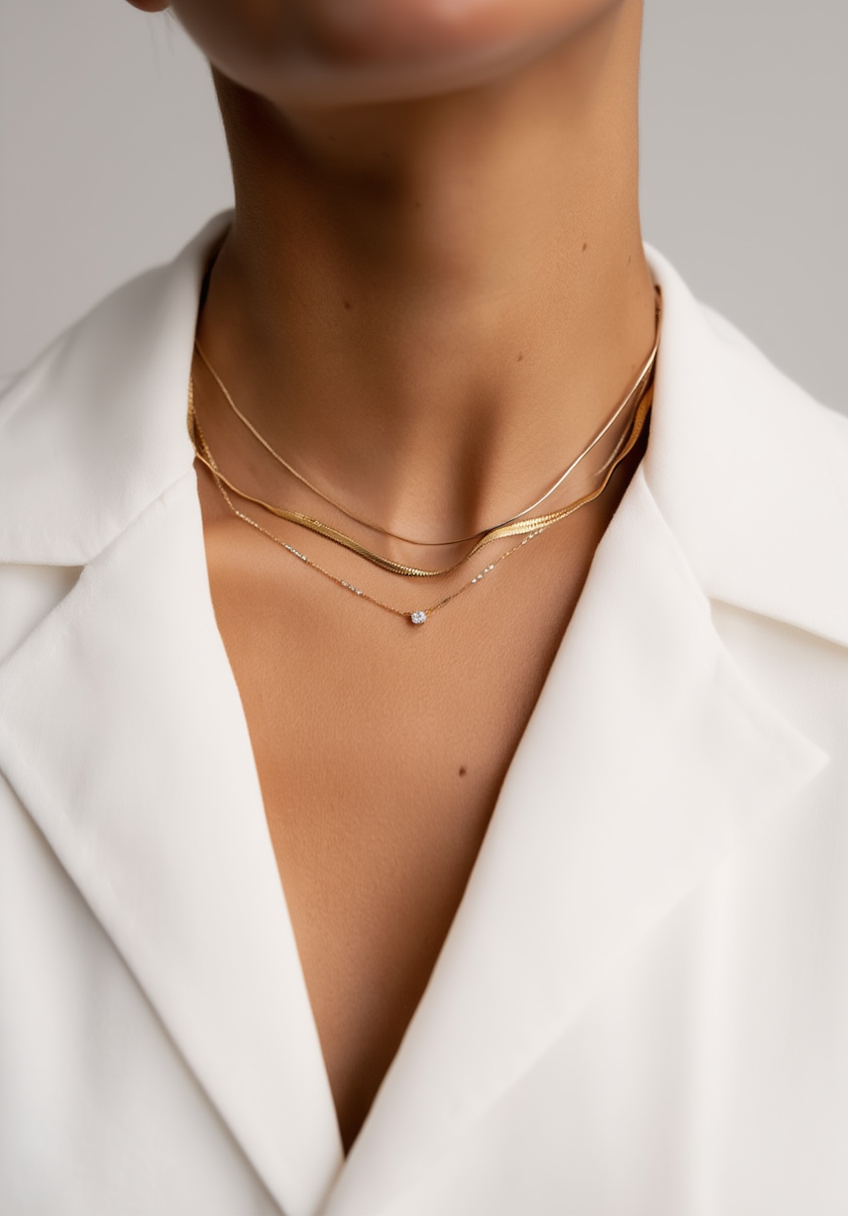 Indie Necklace 3mm - Gold