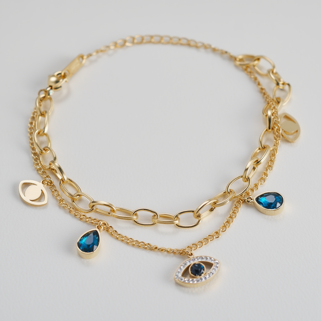 Evil Eye Crystal Bracelet