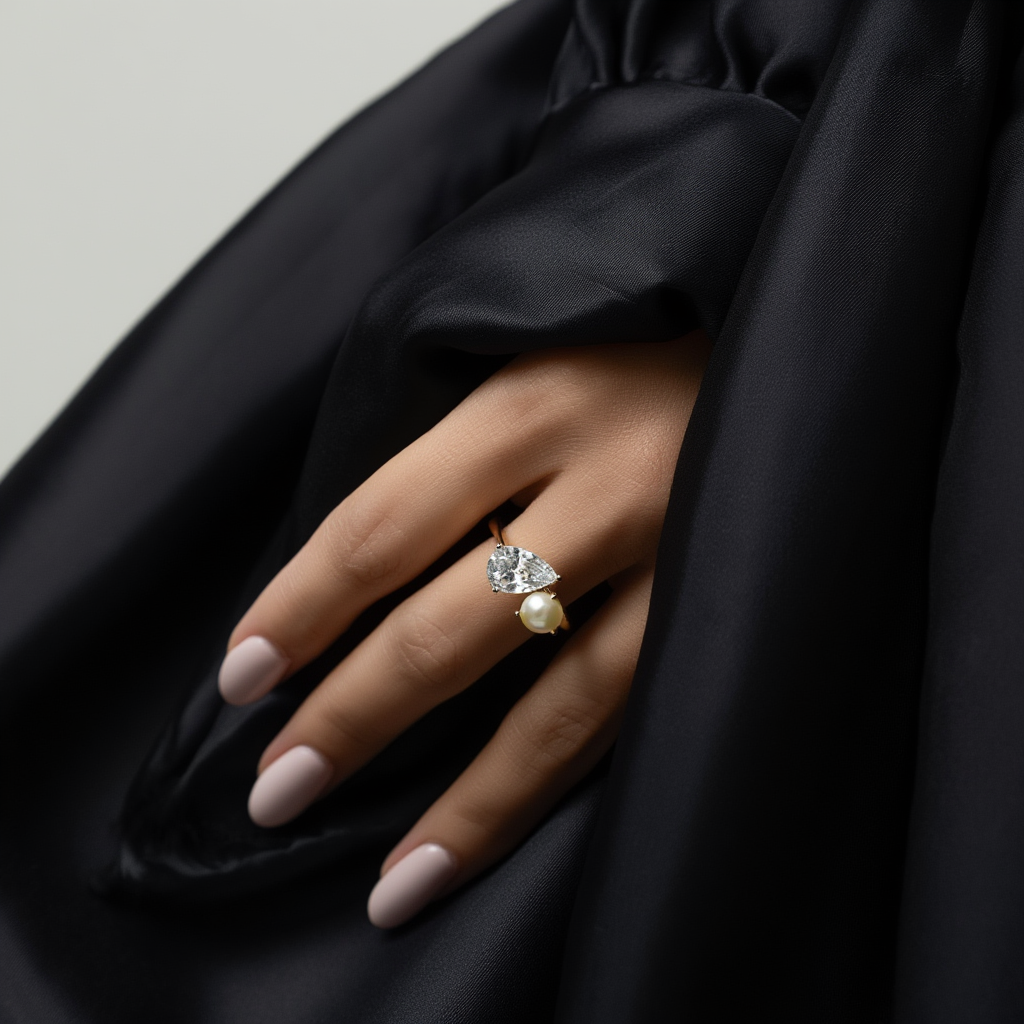 Toi et Moi Pearl Ring