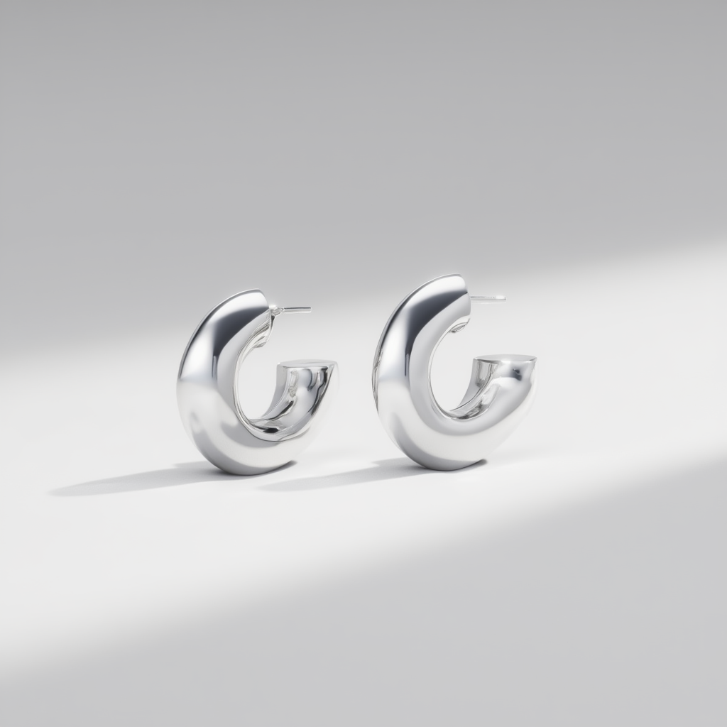 Noa Hoops – Silver