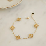 Ella Four Leaf Clover Bracelet