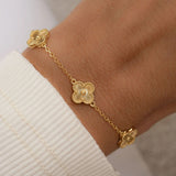 Ella Four Leaf Clover Bracelet