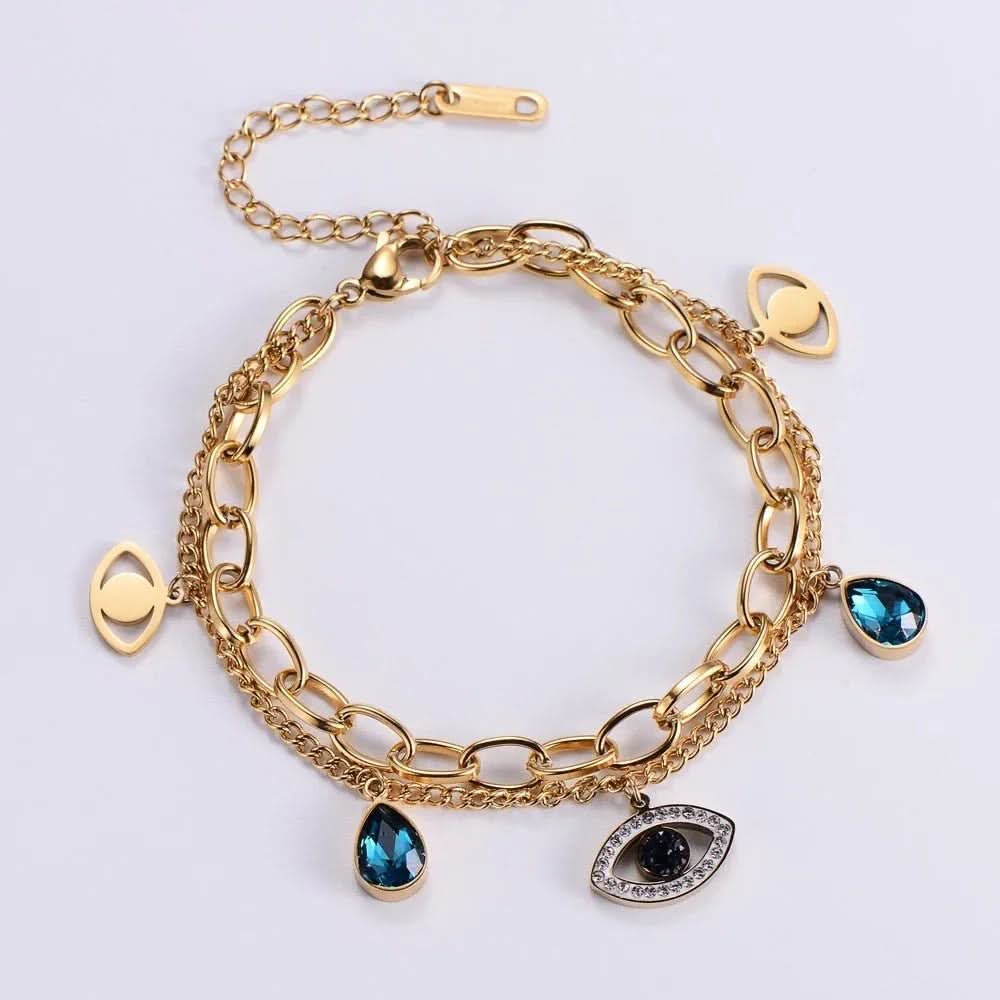 Evil Eye Crystal Bracelet