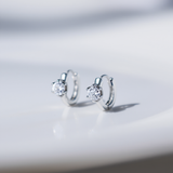 Daisy Earrings - Silver
