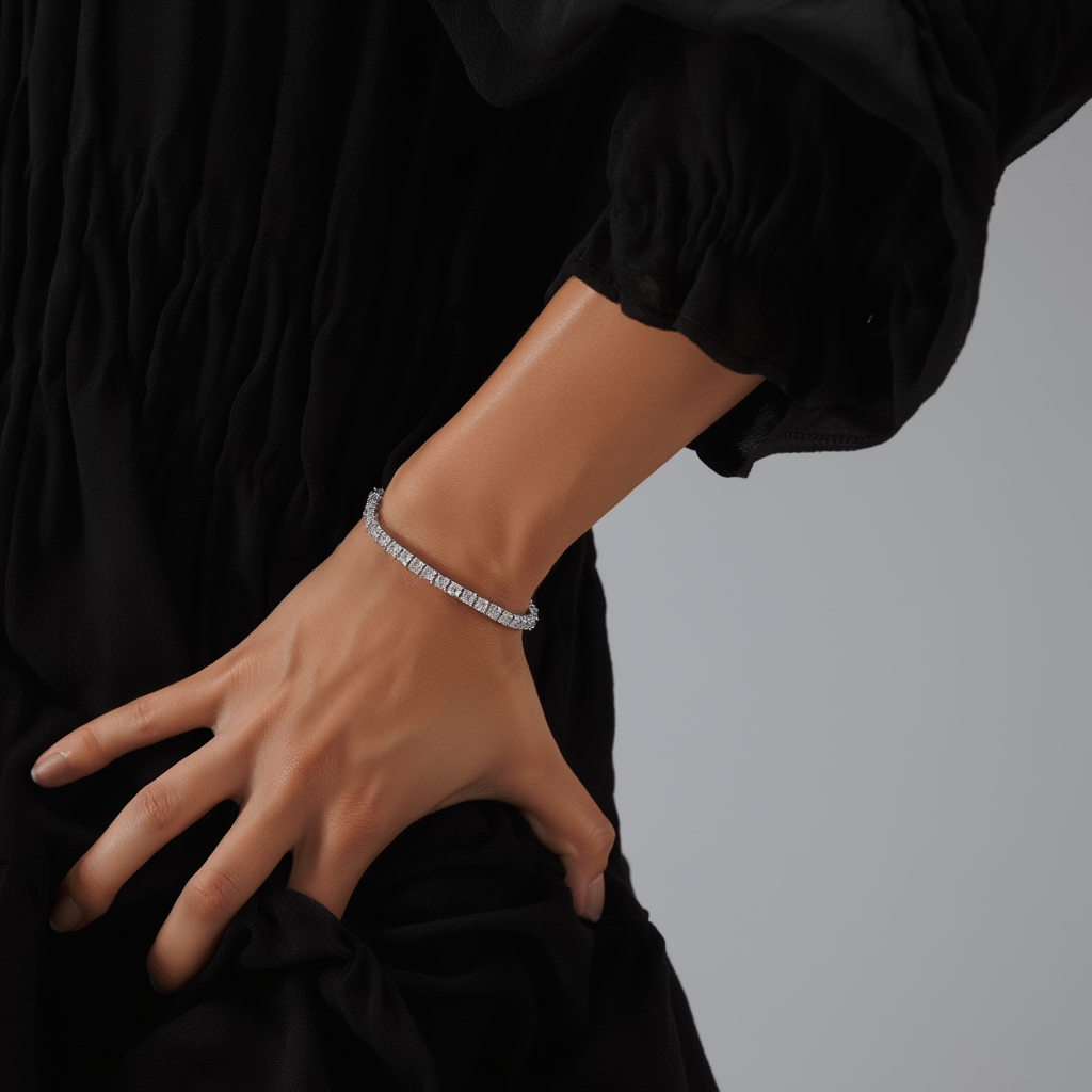 3mm Round Tennis Bracelet