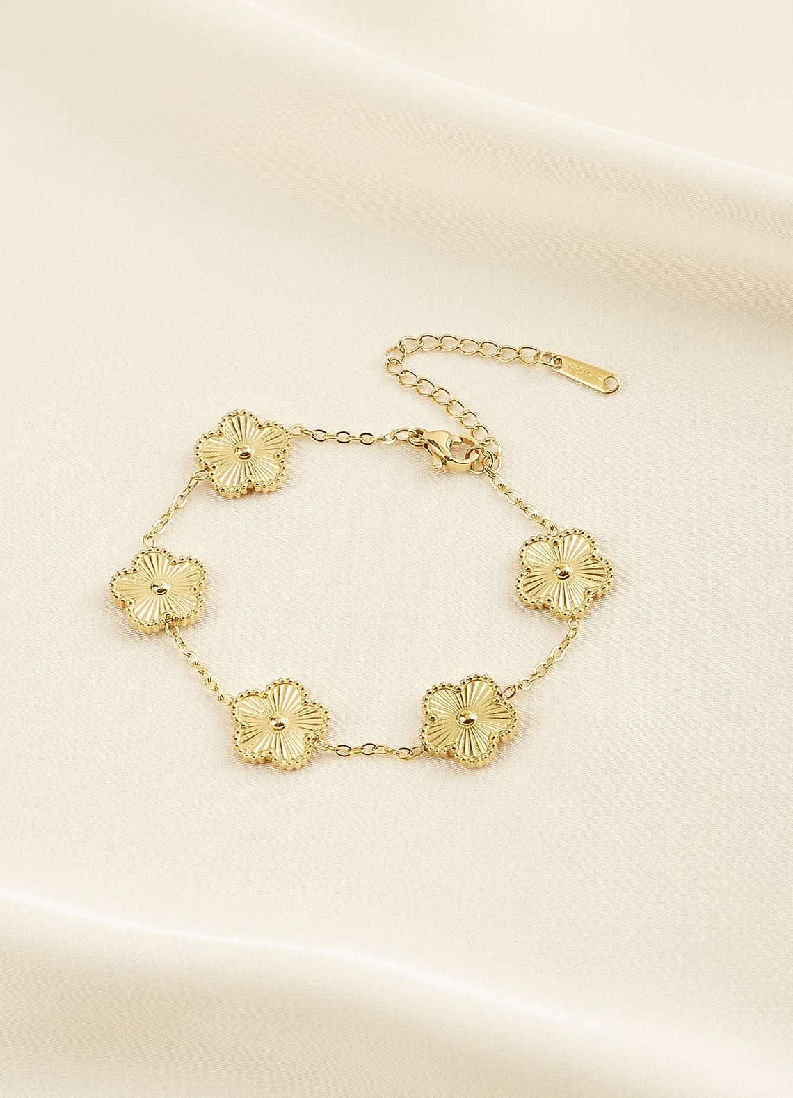 Flower Clover Bracelet