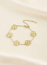 Flower Clover Bracelet