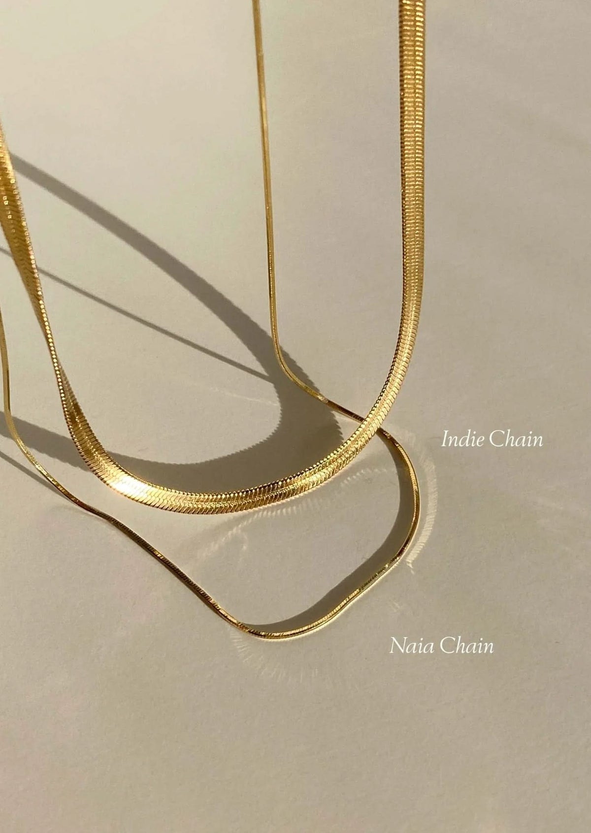 Indie Necklace 3mm - Gold
