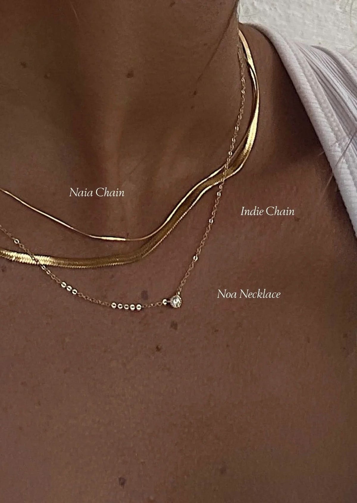 Indie Necklace 3mm - Gold