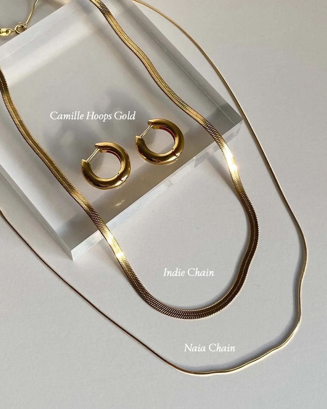 Indie Necklace 3mm - Gold