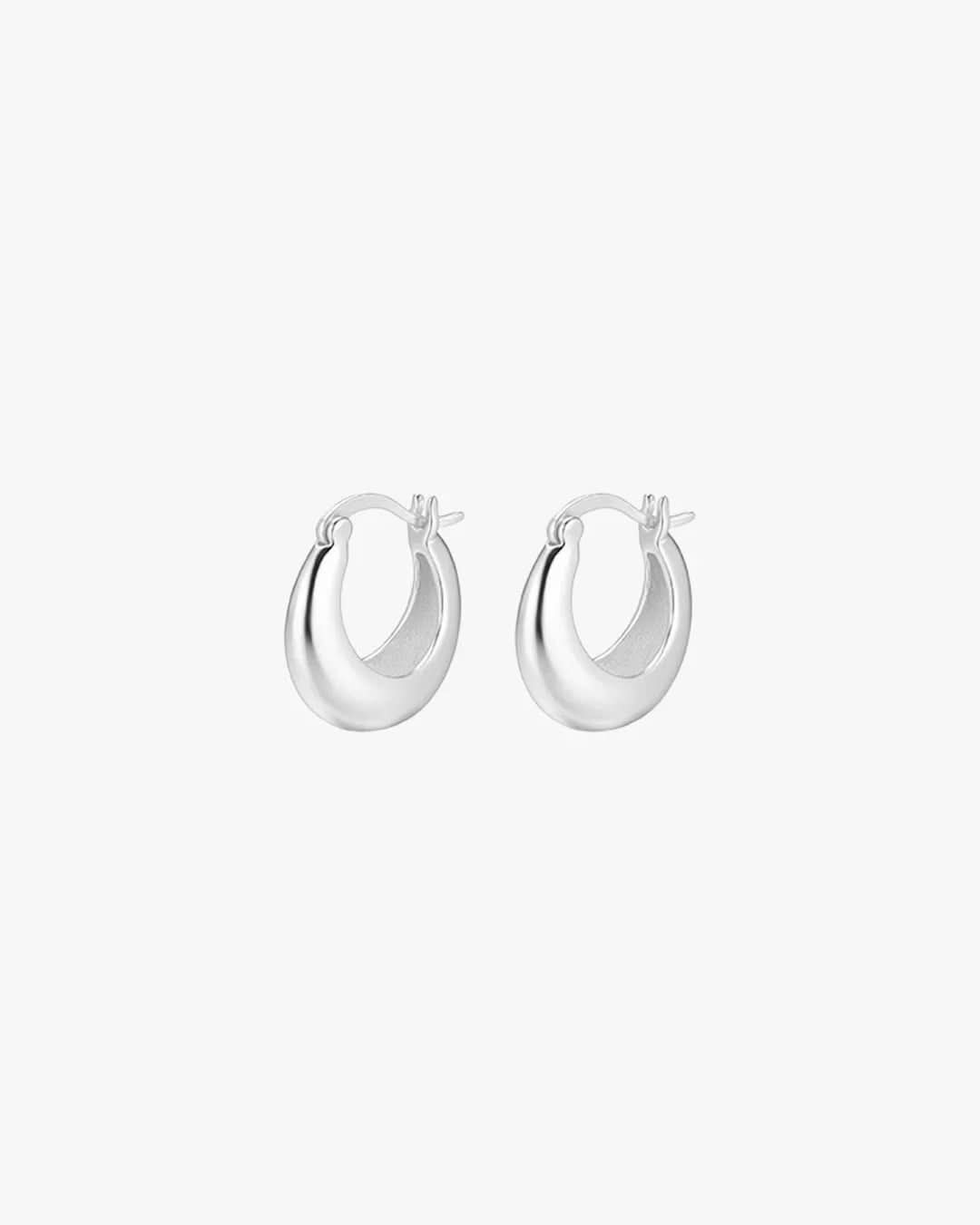 Liora Hoops - Silver