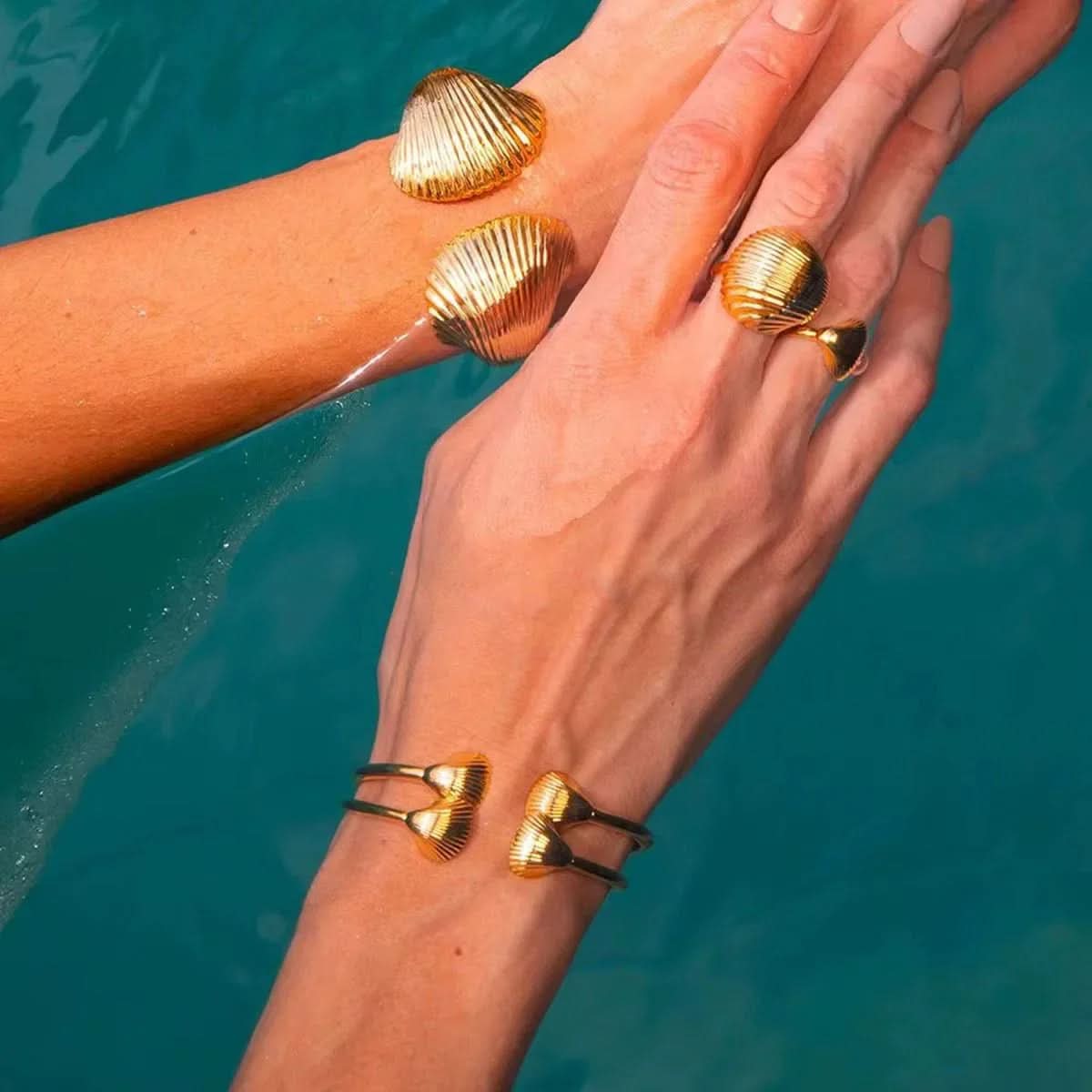 Mini Shell Cuff Bracelet