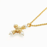 Molten Cross Necklace