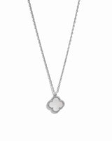 Mother of Pearl Clover Necklace