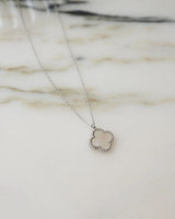 Mother of Pearl Clover Necklace