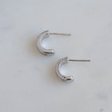 Pavé Double Hoop Earrings