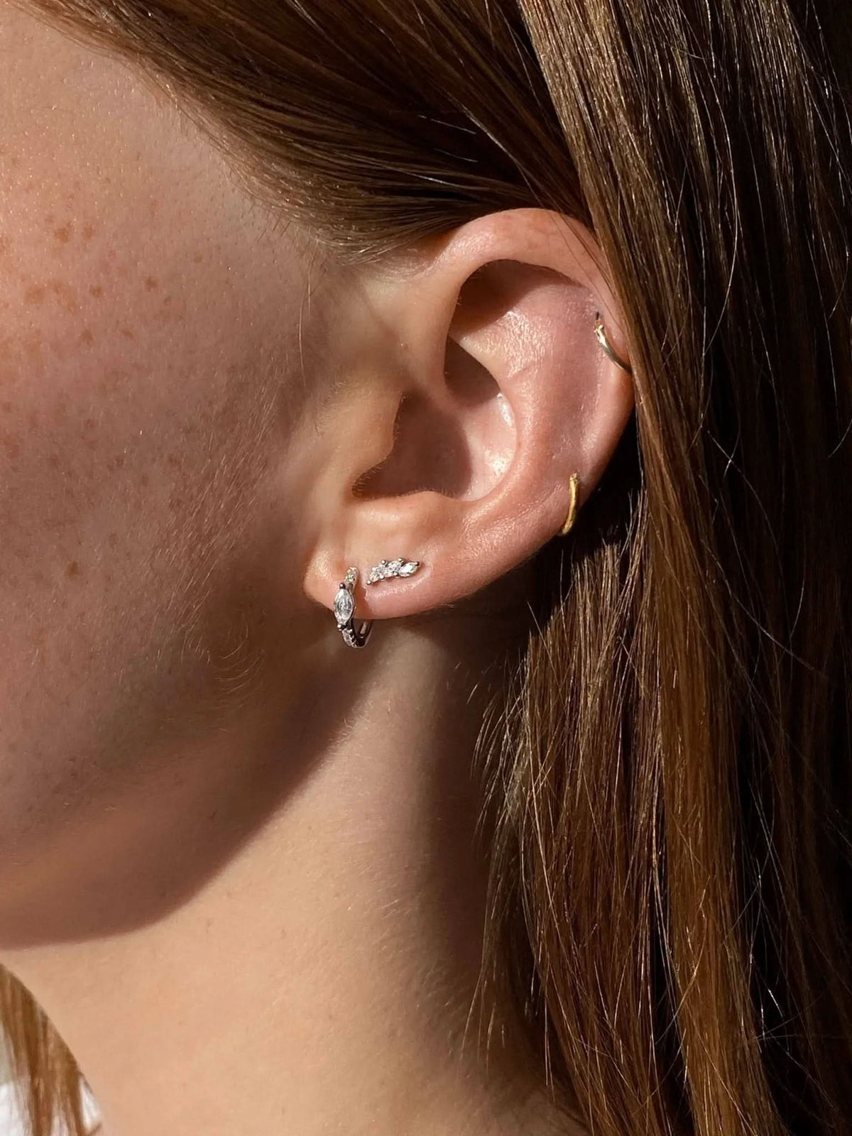 Posie Earrings - Silver