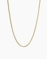 Rounded Box Chain Necklace
