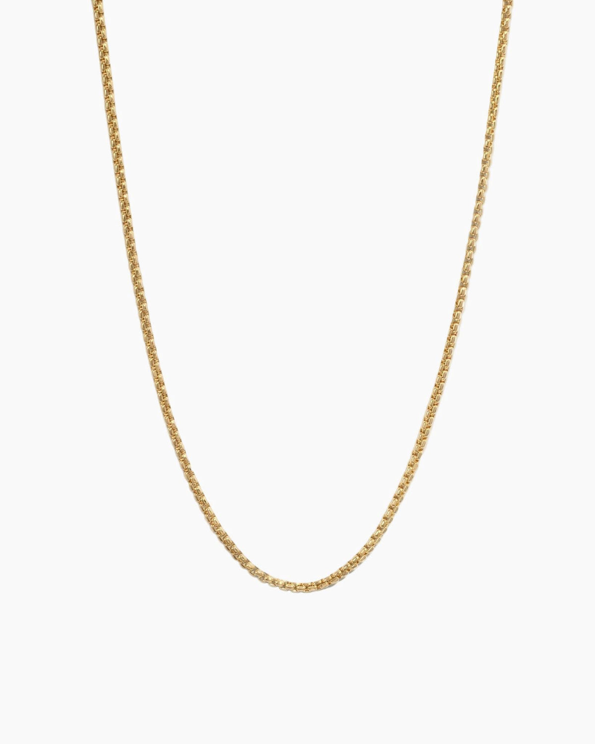 Rounded Box Chain Necklace