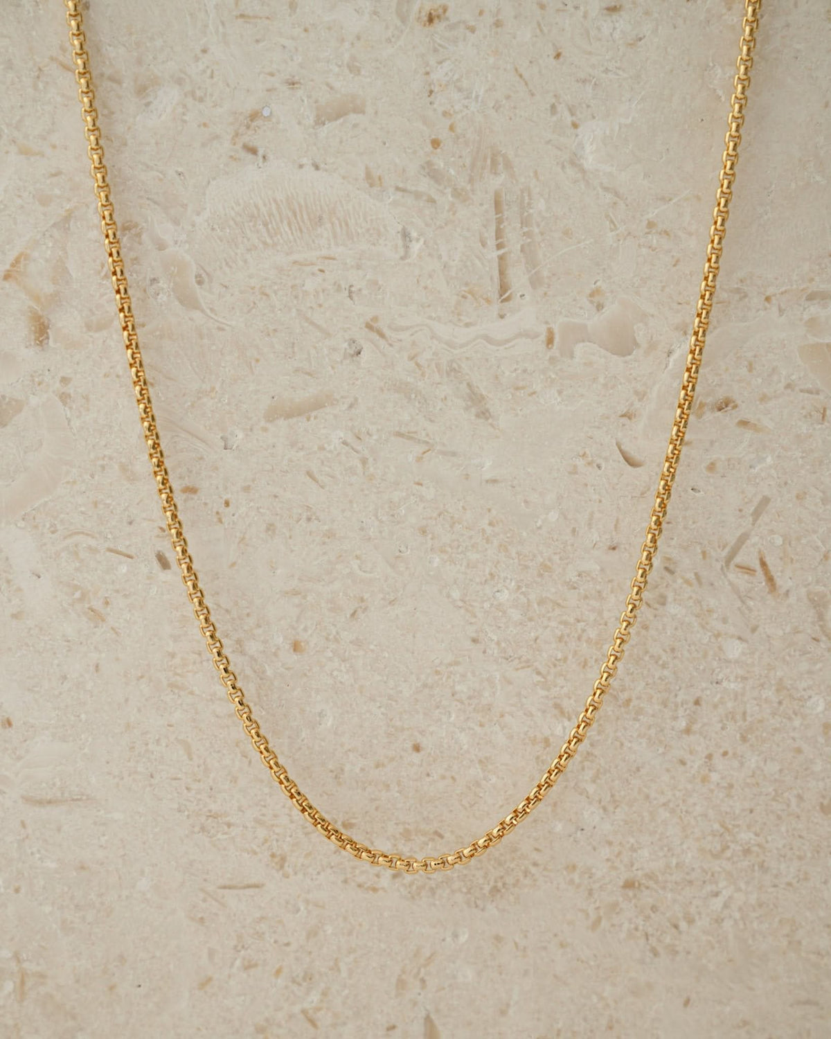 Rounded Box Chain Necklace
