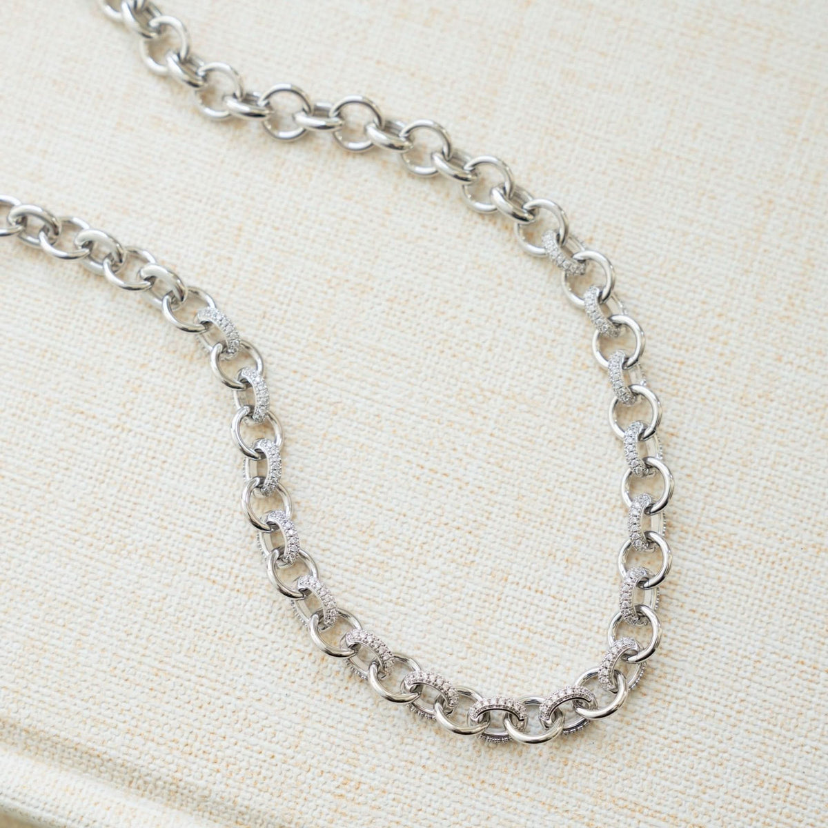 Statement Pavé Necklace