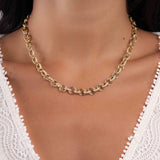 Statement Pavé Necklace