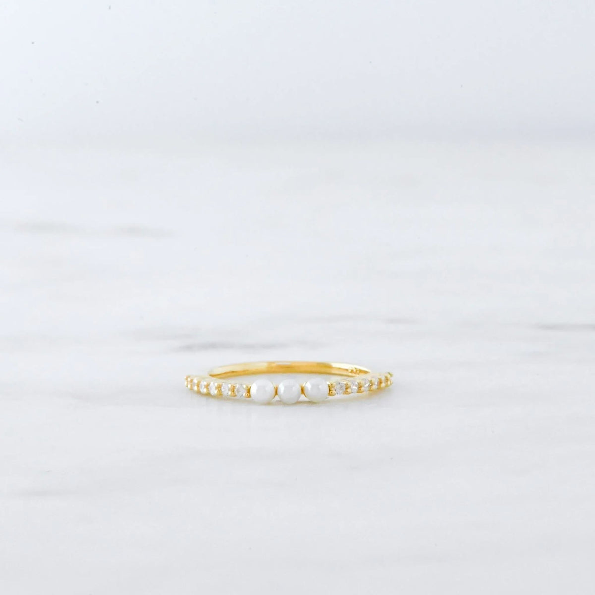 Three Pearl Ring