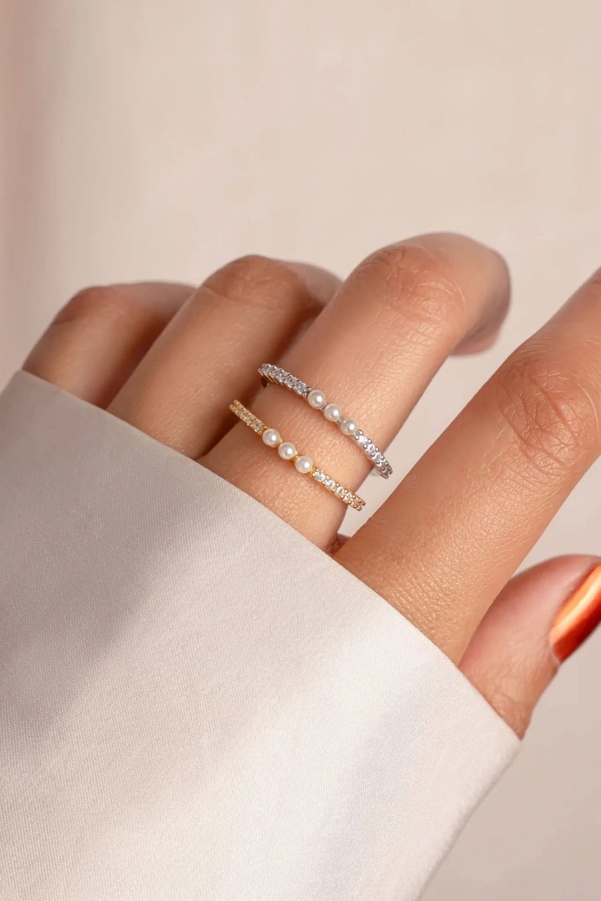 Three Pearl Ring
